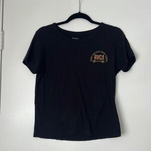 RVCA Women’s Black Tee - Here for the Good Times